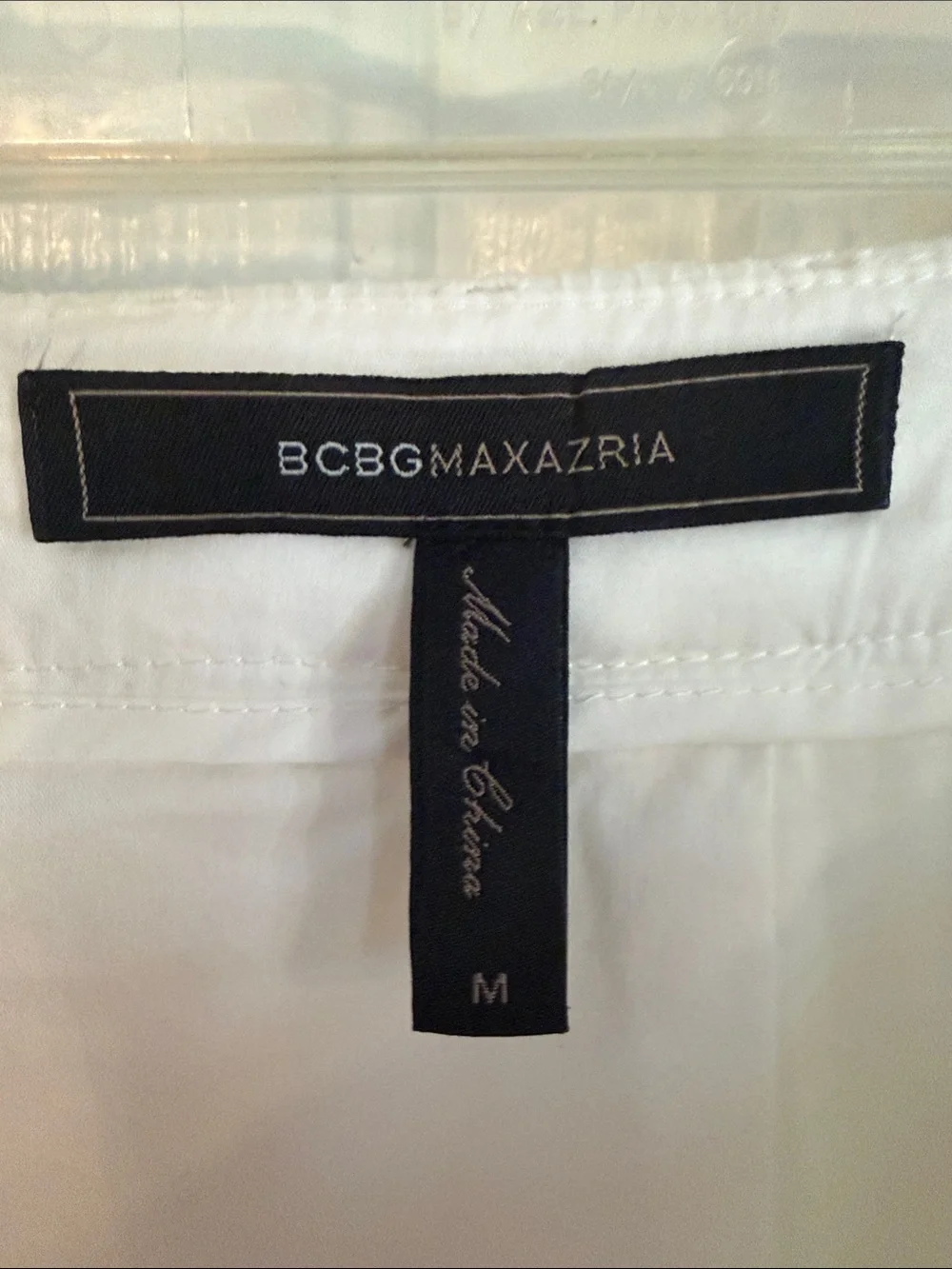 BCBG White Eyelet Ruffle Hem Women's Shorts